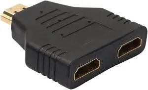 1Pcs HDMI Splitter Adwox 1080P HDMI Male to 2 HDMI Female 1 in 2 Out Splitter Cable Adapter Converter DVD Players/HDTV/STB