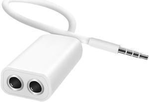 1Pcs 3.5 Jack Aux Audio Cable earphones Splitter Adapter 1 to 2 for Apple iPhone 4 5 5s 6 6S plus iPad iPod laptop MP3 Player speaker