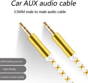 1Pcs Mini 3.5mm Stereo Earphone Headphone Audio Y Splitter Jack Male to Male Adapter Cable Audio Line Converter auxiliary cable