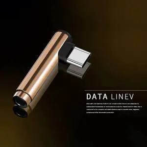 1Pcs Typec to 3.5mm jack Audio Adapter Headphone Adapter Type C AUX Audio Splitter for xiaomi 6 Letv 2.2 pro max 2 pro 3