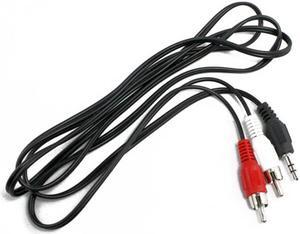 1Pcs 1.2m 3.5mm AUX Port to AV Audio RCA Y Splitter Cable Adapter 3.5mm Jack to RCA M/M Cord Wire Line For iPod MP3 CD Player