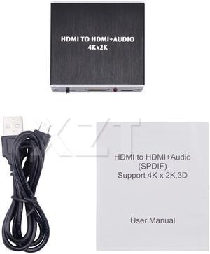 1Pcs PZ Optical TOSLINK SPDIF 3.5mm Stereo Audio Extractor Converter HDMI 2CH PCM Splitter Audio Adapter Hdmi