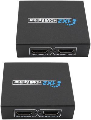 1Pcs 1x2 HDMI Audio Video Spliter 2 Port 1.3 HDMI Splitter 3D 1x2 HDMI Switch 1 In 2 Out Switcher Support HDTV 1080P Splitter Adapter