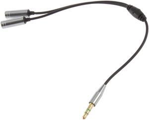 1Pcs 3.5MM Extension Earphone Headphone Audio Splitter Cable Adapter Male to 2 Female Newestarrival