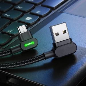 1Pcs LED Micro USB Cable Fast Charging Data Cabel USB Charge Microusb Cable For Android Samsung Xiaomi Mobile Phone Charger