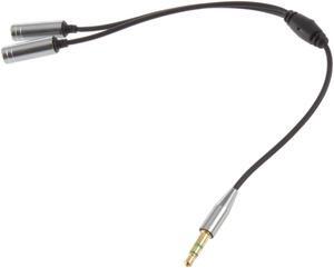 1Pcs Audio Cable Jack 3.5mm Male to 2 Female Earphone Extension Cable 3.5mm Headphone Splitter Adapter for iphone Laptop