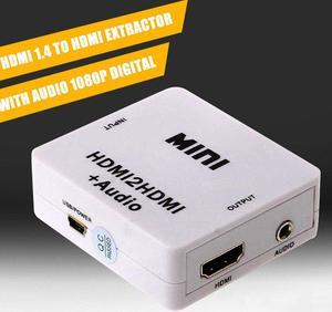 1Pcs Portable Size 3.5mm HDMI/HDMI+Audio Converter Splitter Digital To Analog Adapter Converter USB for HDTV