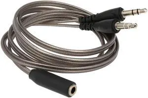 1Pcs 3.5mm Audio Y Splitter Cable 1 Female to 2 Male Converter Earphone Microphone Cord Adapter for Headphone to Desktop Laptop PC