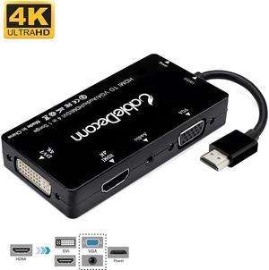 1Pcs HDMI VGA Adapter HDMI to DVI HDMI VGA with 3.5mm Audio jack for laptop to HDTV Projector Monitor HDMI Switch Splitter