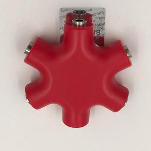 1Pcs 3.5mm to Multi 3.5mm Splitter 6 Ports Eaphone Adapter Music Share For Phone Tablet 1Pcs
