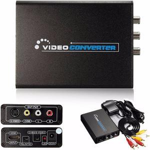 1Pcs 1080P HDMI to S Video CVBS RCA L/R Audio Video Converter Splitter Adapter For HDMI 1.3 HDCP