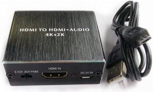 1Pcs High HDMI audio extractor HDMI to HDMI and Optical TOSLINK SPDIF+3.5mm Stereo Audio Converter HDMI Audio Splitter Adapter