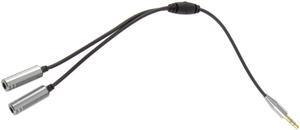 1Pcs 3.5MM Extension Earphone Headphone Audio Splitter Cable Adapter Male to 2 Female