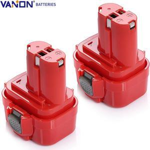 2Pack 3.6Ah for Makita 9.6V Battery 9100 9120 9122 9133 9134 9135 6222D PA09 6207D