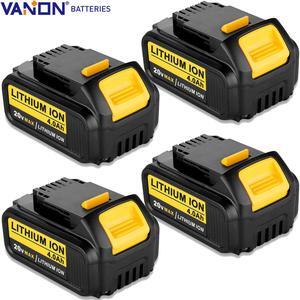 Package included:4X 20V Li-Ion 4000mAh Battery for Dewalt DCB2044X User Manual
