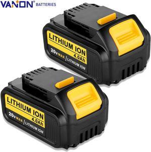 Package included:2X 20V Li-Ion 4000mAh Battery for Dewalt DCB2042X User Manual