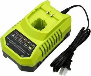 For Ryobi P117 - 18V One+ Dual Chemistry Fast Charger ,Compatible with Ryobi 12V-18V Lithium NiCd NiMh Battery P100 P101 P102 P103 P105 P107 P108