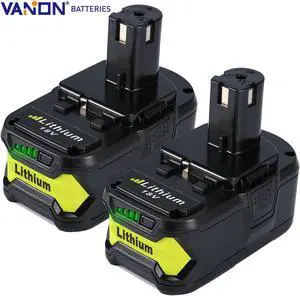 2Pack 6.0Ah for Ryobi P108 18Volt One+ Plus High Capacity Lithium-ion Battery