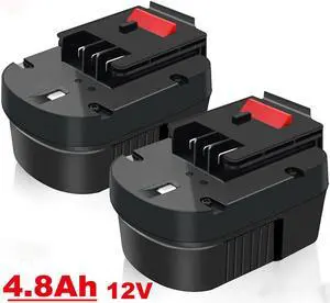 2Pack HPB12 for Black and Decker 12V 4.8AH Battery Firestorm FSB12 FS120BX A12