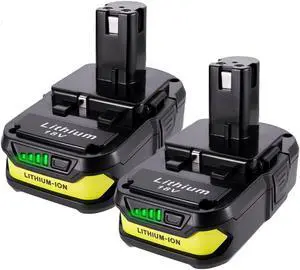 Vanon 2Pack 3.0Ah 18Volt P102 Lithium-Ion P108 Battery For Ryobi 18V One+ Plus P104 P109