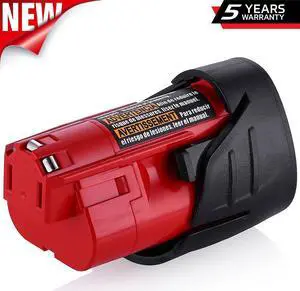 VANON For Milwaukee M12 Lithium 12V 3.5Ah Compact Battery Pack 48-11-2420 48-11-2430 48-11-2402 48-11-2401 48-11-2411 Cordless
