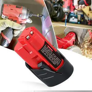 VANON for Milwaukee M12 12 Volt 3.5Ah Lithium Ion Battery 48-11-2420  48-11-2401 48-11-1815