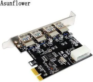 USB 3.0 PCI-E To USB Riser Card Built-in Desktop Expansion PCI Express Post Card Sata HUB 4 Port High Speed Mini PCI-E Adapter
