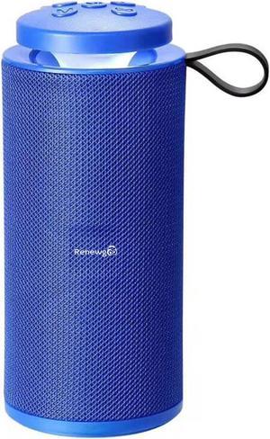 Renewgoo GooBlast Portable Bluetooth Wireless Rechargeable Speaker with LED Color-Changing Lights, Blue