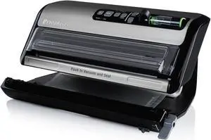 FoodSaver FM5200 Series 2-In-1 Vacuum Sealing System for Food Preservation with Open Roll Storage