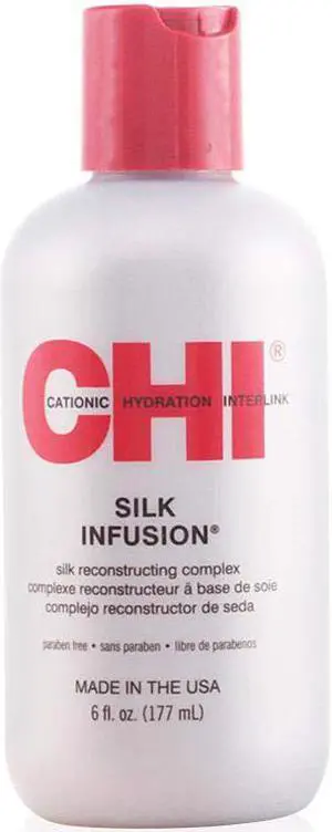 CHI Silk Infusion Reconstructing Treatment, Heals and Hydrates, 6 FL Ounce, Gray