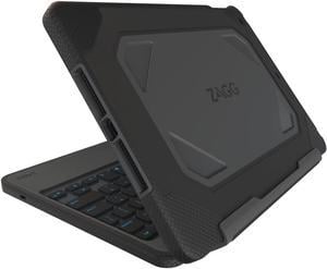 ZAGG Rugged Book Case Durable Hinged with Detachable Backlit Keyboard for iPad Air 2 - Black (ID6RGK-BB0)
