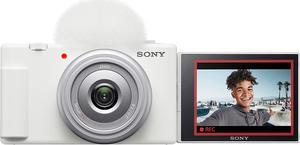 Sony ZV1F/W White Vlog Camera For Content Creators & Vloggers