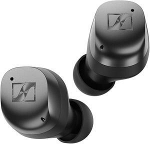 Sennheiser MOMENTUM True Wireless 4 Smart Earbuds with Bluetooth 5.4, Crystal-Clear Sound, Comfortable Design, 30-Hour Battery Life, Adaptive ANC, LE Audio and Auracast - Black Graphite