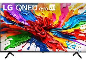 LG QNED92A Series TV 85-Inch Mini LED 4K Smart with evo AI in Black - 85QNED92AUA