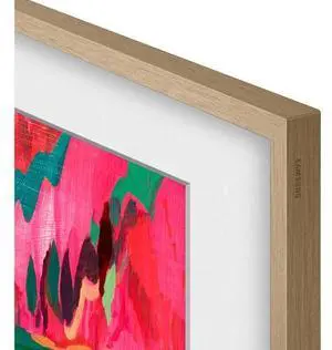 SAMSUNG 85 The Frame Customizable Bezel (2025 Model), Magnetic, Quick and Easy Installation, VG-SCFF85TKBZA, Modern Teak