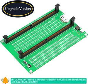 ddr5 Memory Tester, Desktop Computer DDR5 Memory Performance Tester, Short circuit Test Card with LED Indicators for Desktop Computer DDR5 Rimm/Udimm Memory Failures test board