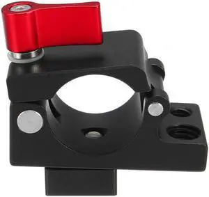 Light Mount Stand Bracket 25mm Rod Clamp Holder For DJI Ronin-M, Freefly MoVI - Red Knob