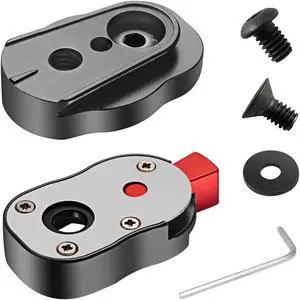 Field Monitor Quick Release Plate for  Video Monitors with 1/4-inch Screw Hole