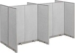 GOF 4 Station 72"H Open Cubicle Office Panel / Workstation / Office Partition / Panel / Divider
