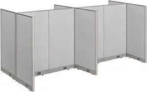 GOF 4 Station 60"H Open Cubicle Office Panel / Workstation / Office Partition / Panel / Divider