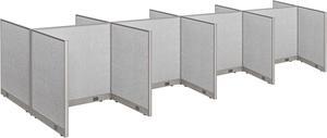 GOF 8-Person Workstation Cubicle, Freestanding Office Partition Divider for Office, School, Library, Call Center, and PC Gaming Room (72"D x 192"W x 48"H)