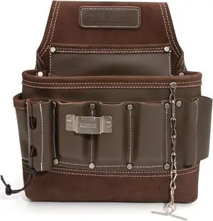 Estwing 94749 8-Pocket Leather Electrician's Tool Pouch