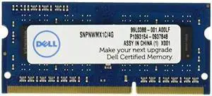 Dell SNPNWMX1C/4G Dell Dell Memory - 4 GB - DDR3L - 4 GB - DDR3 SDRAM - 204-pin - SoDIMM