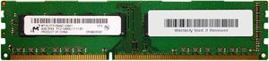 MT16JTF51264AZ-1G6K1 Micron 4GB PC3-12800 DDR3-1600MHz non-ECC Unbuffered CL11 240-Pin DIMM Dual Rank Memory Module