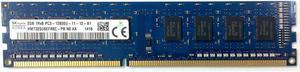 HYNIX 2GB DDR3 1600MHZ PC3-12800 240-PIN NON-ECC UNBUFFERED SINGLE RANK DIMM DESKTOP MEMORY HMT325U6EFR8C-PB NEW OEM