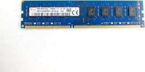 Hynix 8GB DDR3 1600MHz 1.35V  PC3-12800 CL11 240-Pin DIMM Dual Rank Desktop Memory Module HMT41GU6BFR8A-PB