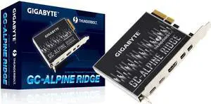Gigabyte GC-ALPINE RIDGE Thunderbolt3 Certified PCI-E Expansion card Rev 2.0 Gigabyte GC-ALPINE RIDGE Thunderbolt3 Certified PCI-E Expansion card Rev 2.0