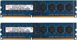 Hynix 8GB (2x4GB) DDR3-1600MHz PC Desktop Memory PC3-12800 DIMM SDRAM 240pin