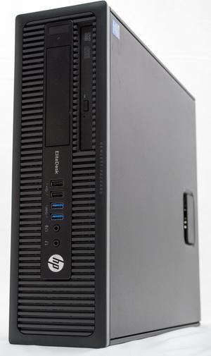 HP EliteDesk 800 G1 SFF Desktop PC, Intel Core i5-4670 3.4GHz, 8GB DDR3 RAM, 512GB SSD, DVD±RW, Win-10 Pro x64 Grade A
