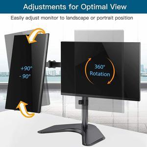 DELL DUAL LCD 23" VGA, DVI, DISPLAY-PORT, HDMI adapter, FLAT MONITOR SCREEN OFFICE WITH DUAL LCD STAND ARM